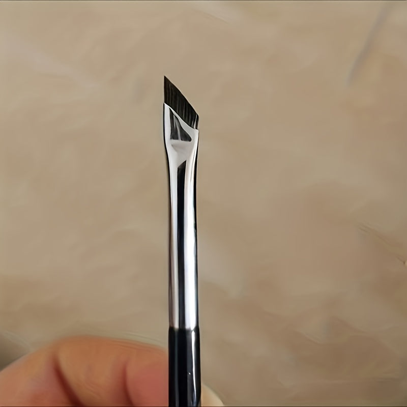 Brocha de nailon para delinear de ángulo para mujer para maquillaje de ojos preciso