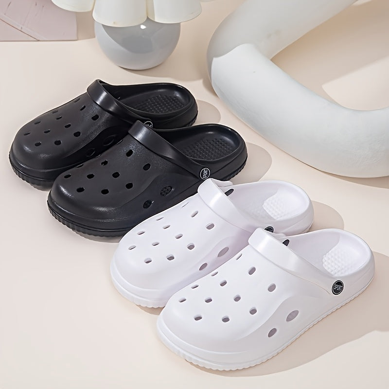 Women's EVA Slip-On Shoes Black Non-Slip Comfortable Flat Casual Footwear