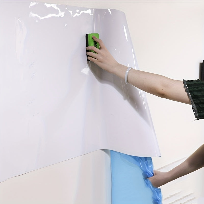 Electrostatic Whiteboard Wallpaper for Writing Drawing and Graffiti Removable Washable Wall Decor