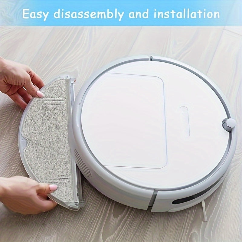 Set of 4 Microfiber Mop Pads for S8/S7 Series, Washable, Durable Adhesive Backing