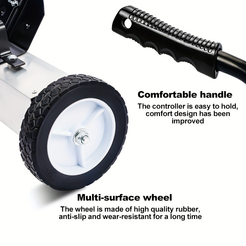 18-Inch Magnetic Floor Sweeper for Metal Debris Removal with Release Handle