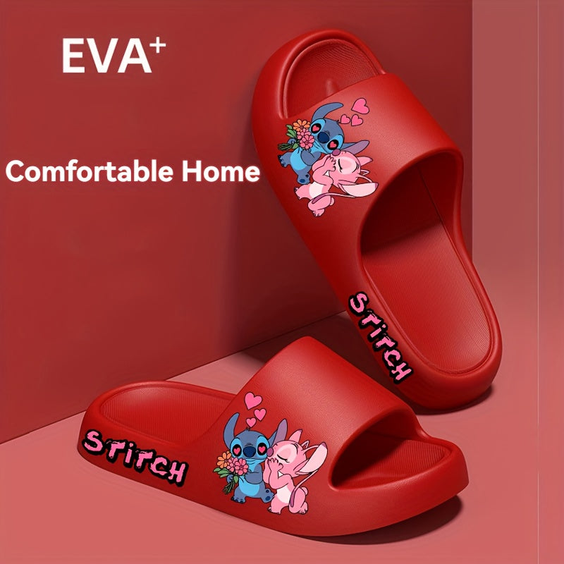 Women's EVA Slippers Summer Thick Sole Slides with Soft Insole Black