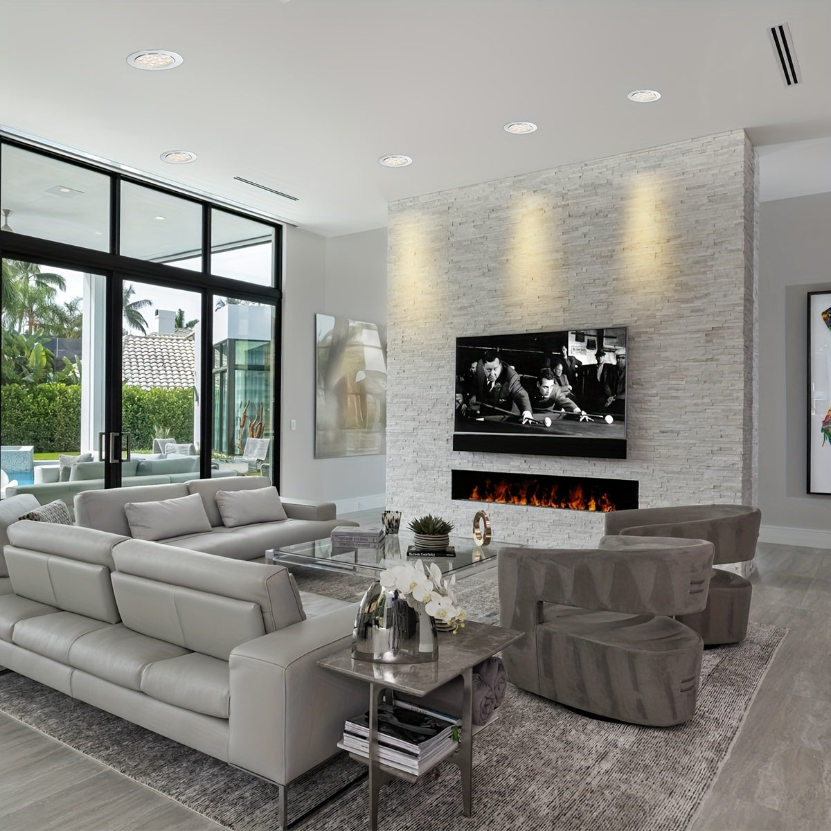 Recessed LED Ceiling Lights 3W 7W 12W Energy-Efficient Metal Panel for Office Hotel Mall Home