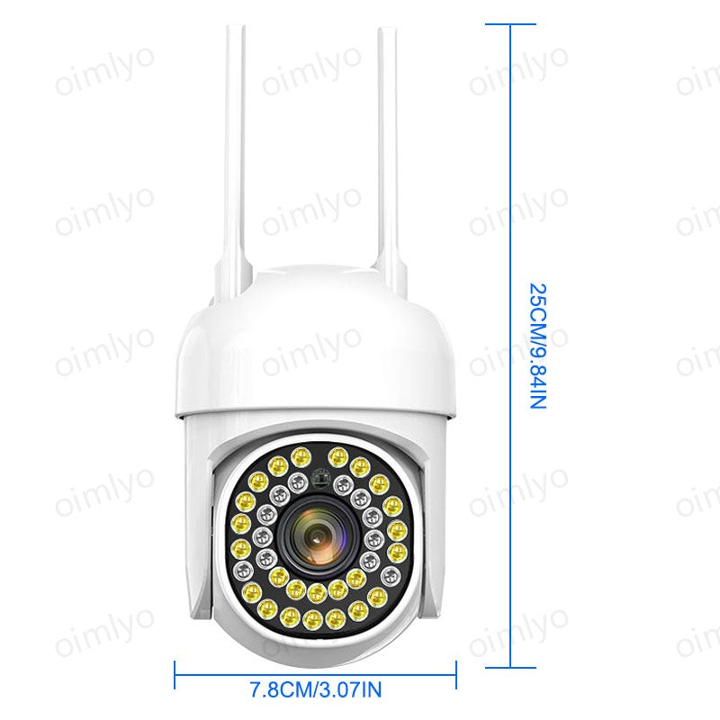 2MP Ultra HD WiFi Security Camera with 2-Way Audio Night Vision Pan-Tilt Tracking Waterproof