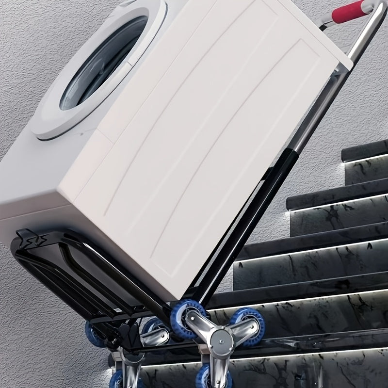 Heavy-Duty Foldable Cargo Lifter for Moving Appliances and Heavy Items Iron Durable