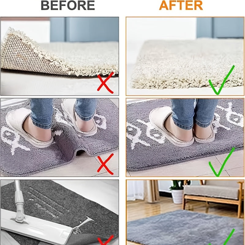 Reusable Non-Slip Carpet Tape for Hardwood Floors and Tiles