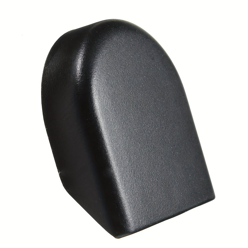 2 piezas de cubiertas de tuerca de brazo de limpiaparabrisas de coche negro, tapas de tornillo de repuesto