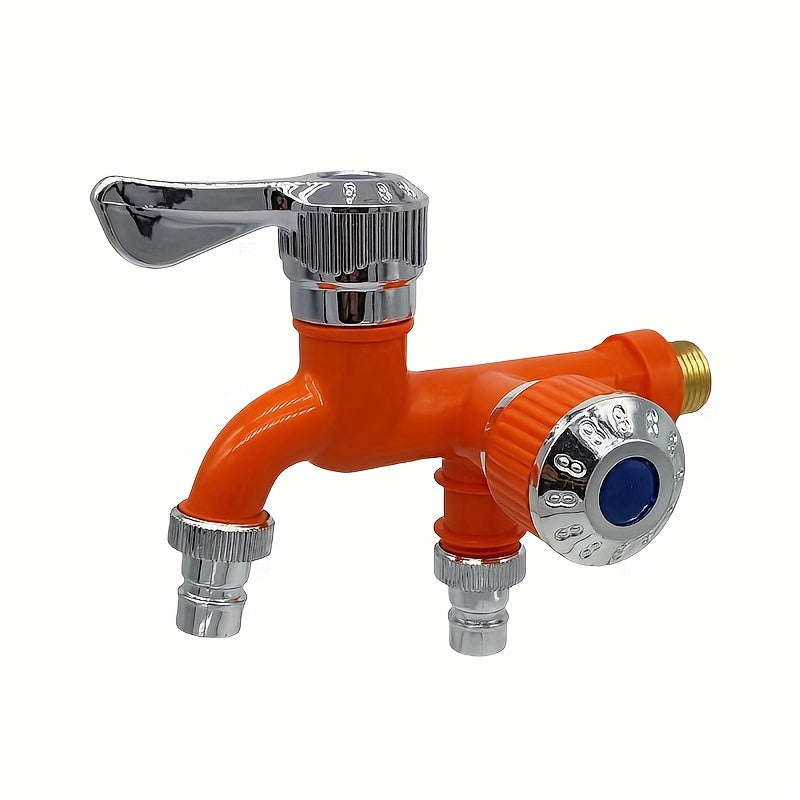 Universal RV Kitchen Faucet Double Water Outlets High Temperature Resistant Anti-Freeze