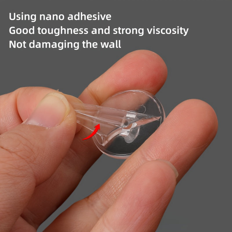 Small Plastic Ceiling Hooks 2cm Self-Adhesive for Hanging Decorations Pack of 20 50 100