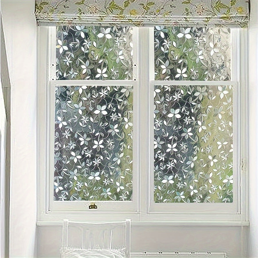 Self-Adhesive PVC Glass Window Film Waterproof UV-Resistant Transparent Opaque