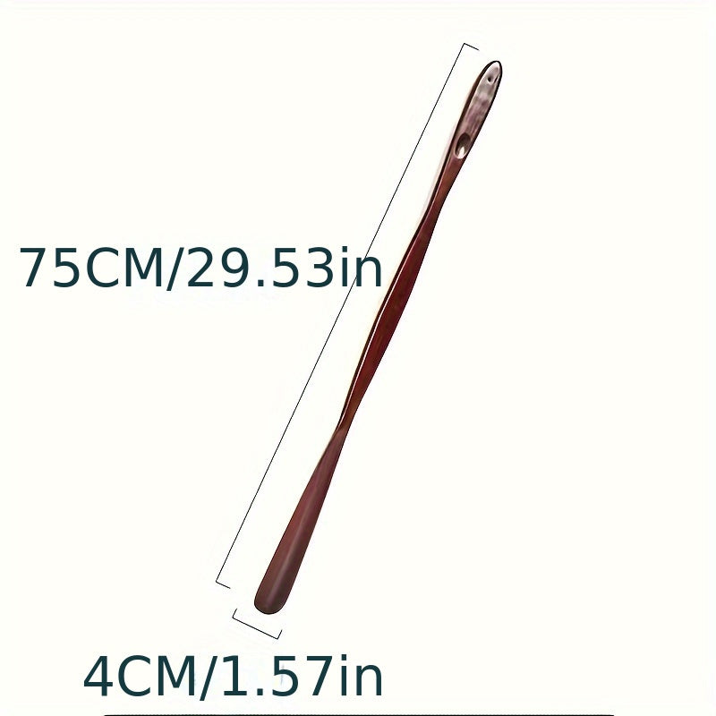 Extra Long Wooden Shoe Horn for Elderly and Pregnant Women Non-Slip Grip