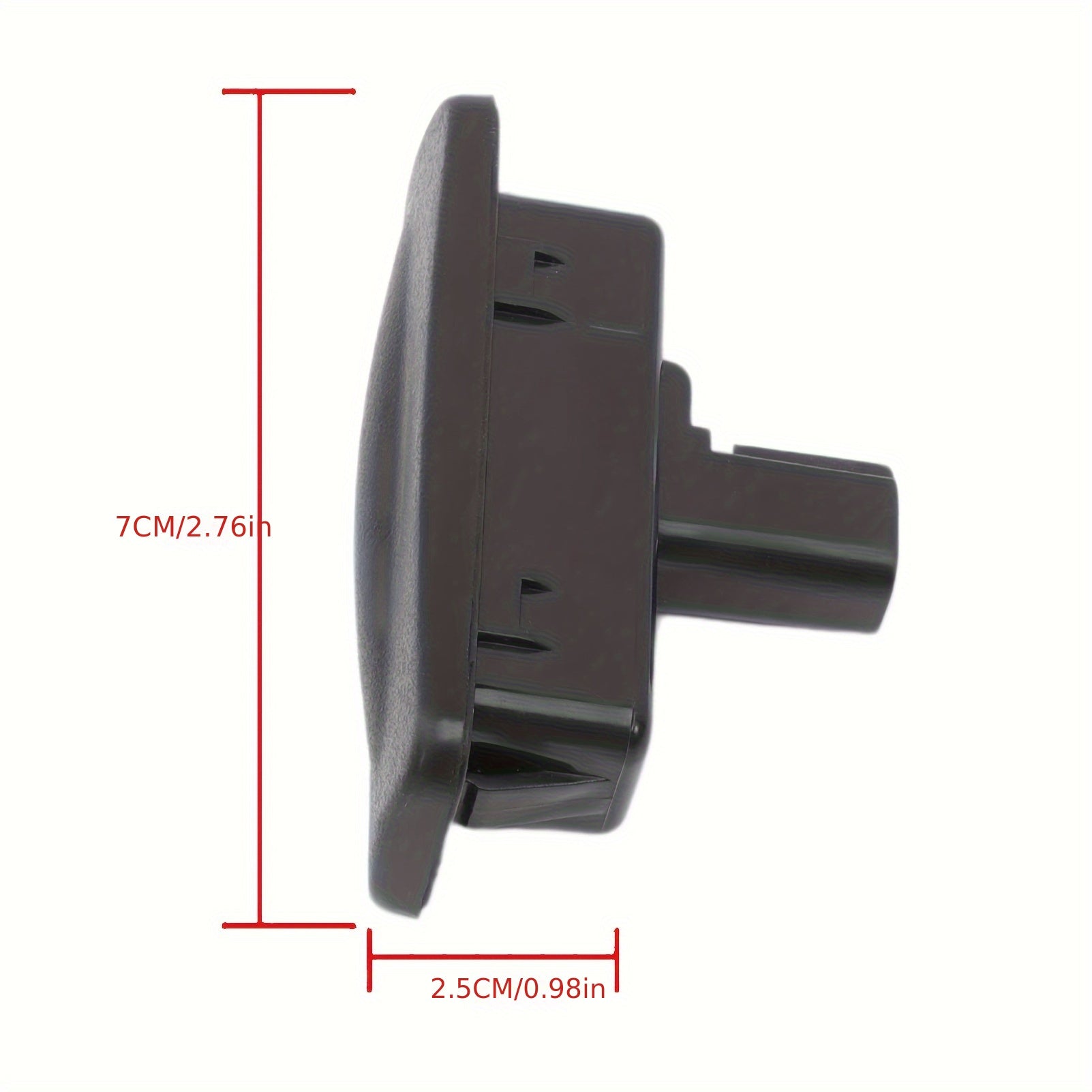 Black ABS Plastic Trunk Release Handle for Car Tailgate Switch Replacement