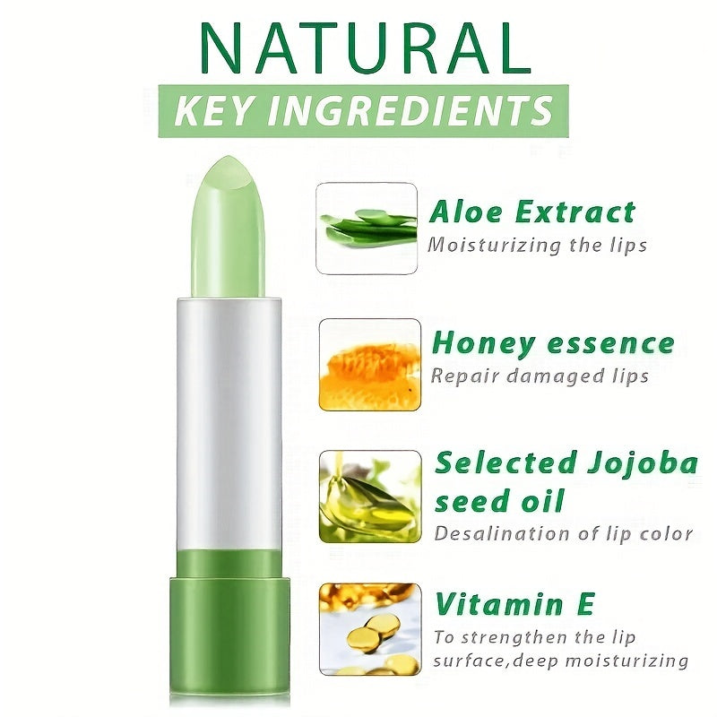 Women's Moisturizing Color Changing Lip Balm Waterproof Anti-Chapped Lipstick