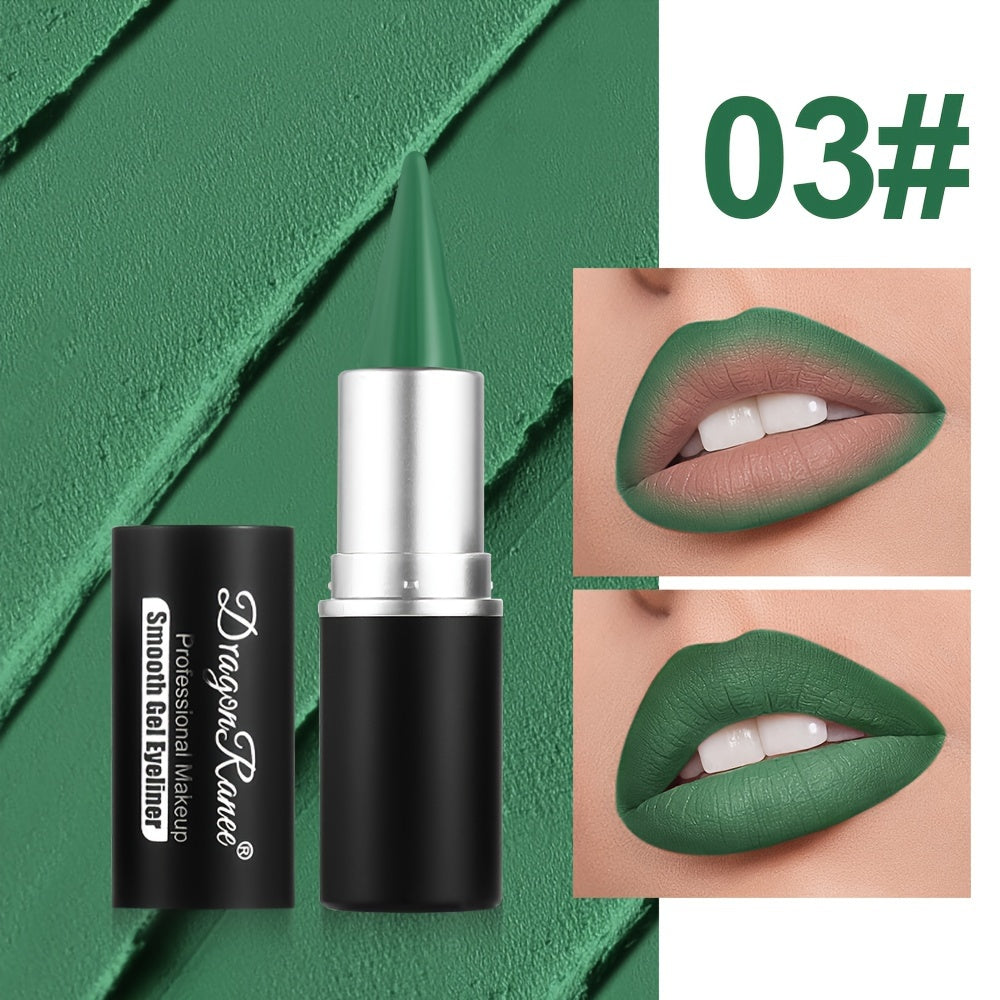 Set de lápiz labial y delineador de ojos mate de 12 tonos para mujer, de larga duración y a prueba de manchas