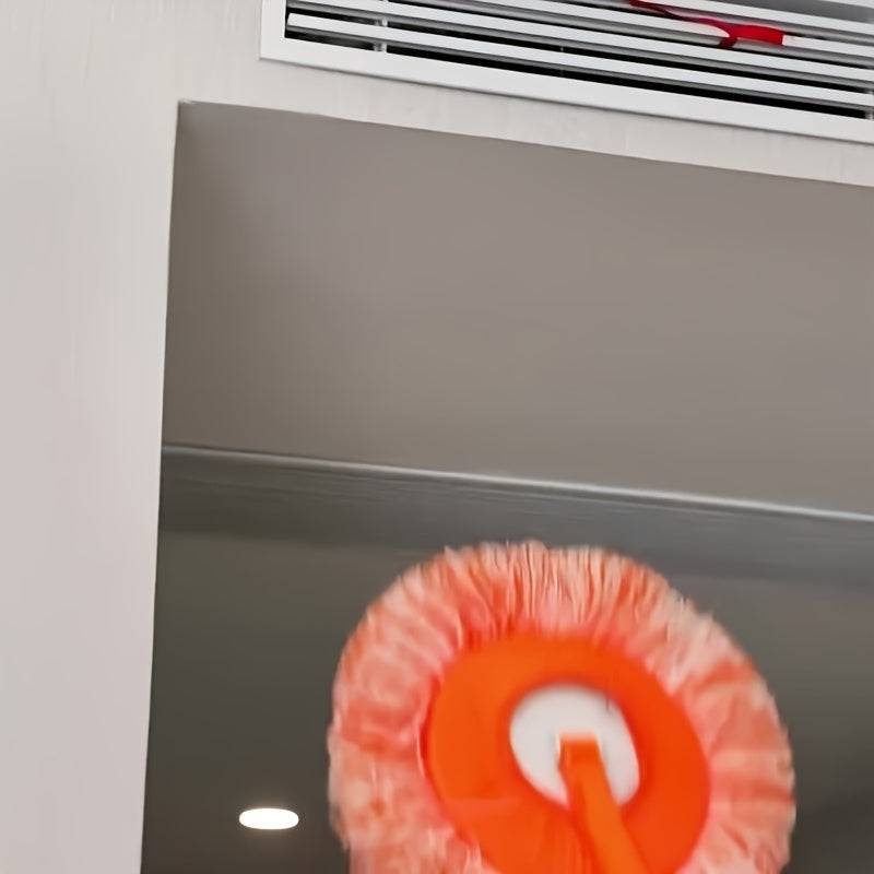 "Aylanadigan Mikrotozalovchi Chang Mop, Shift uchun, Yuqori Changni Olib Tashlash uchun Ideal, Elektr energiyasi talab qilinmaydi - Yashash xonalari, Yotoqxona, Hammom, Tashqarida va Avtomobil tozalash uchun mukammal"