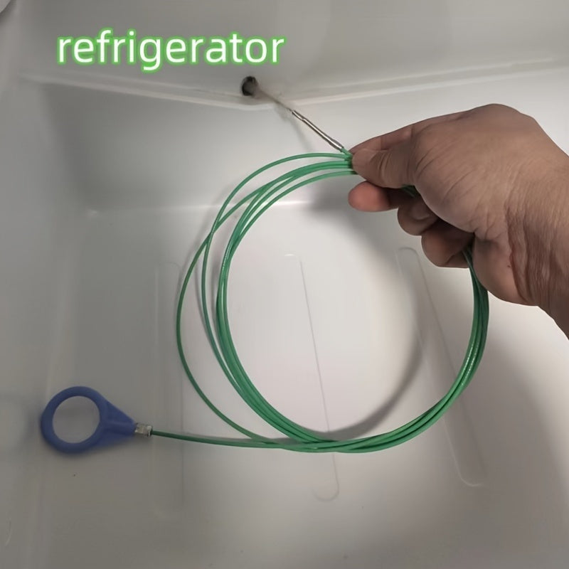 Многофункциональный инструмент для очистки дренажных каналов, гибкая стальная щетка-кабель для автомобиля, люка, двери, холодильника, топливного бака