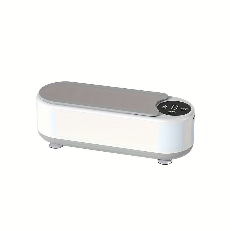 Ultrasonic Jewelry Cleaner Watch Glasses Braces USB Rechargeable Digital Timer Quiet Portable