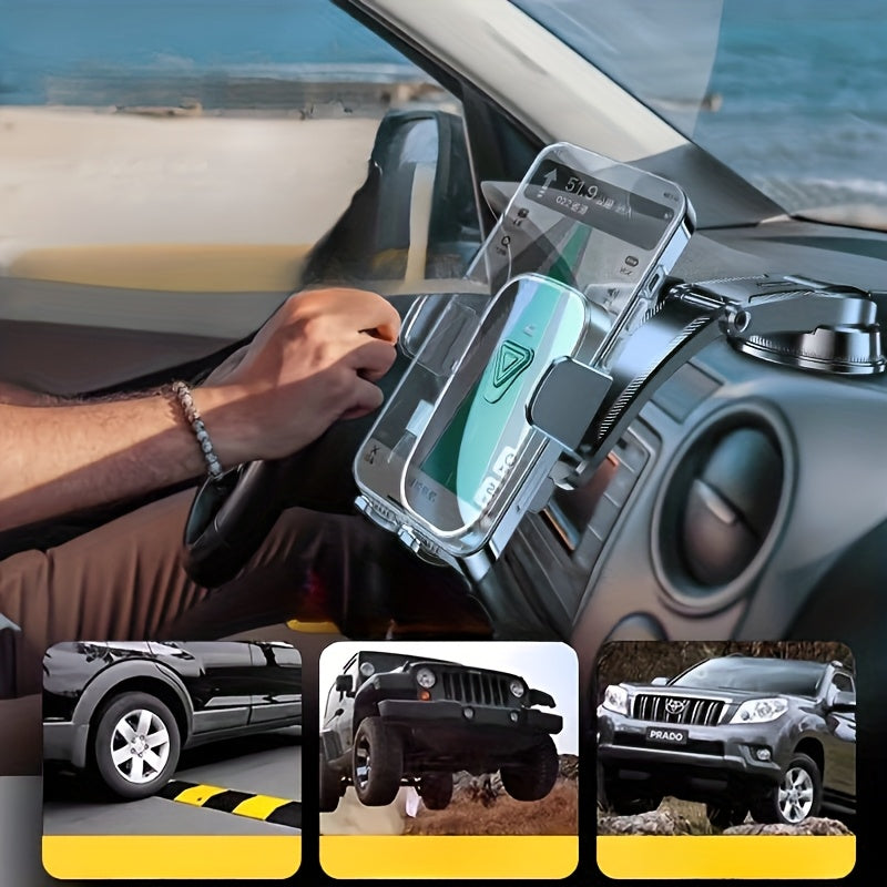 Car Universal ABS Phone Mount Waterproof Rotatable Dashboard Holder