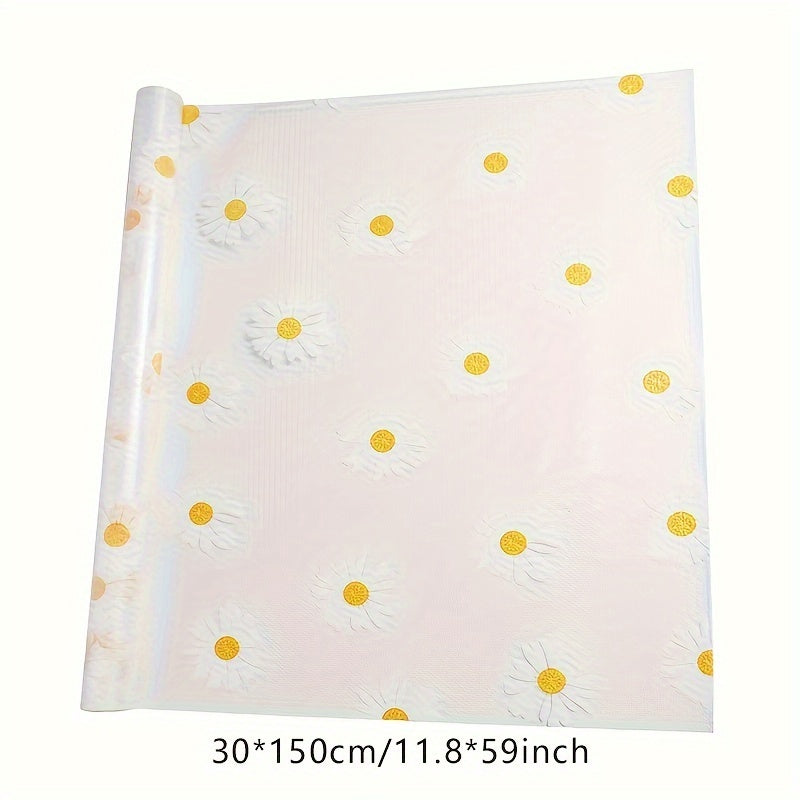 Rollo de forro para estantes a prueba de agua, aceite, moho y resistente a la humedad para armarios y cajones