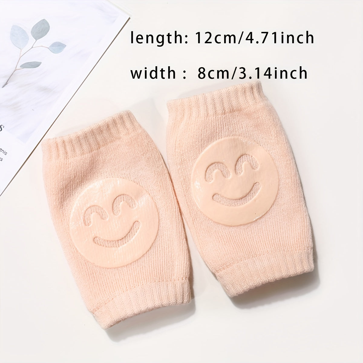 Baby Knee Protectors Set of 5 Pairs for Crawling Babies, Soft and Comfortable