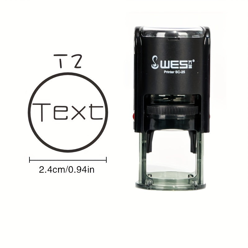 Ofis va maktab uchun shaxsiylashtirilgan dumaloq ABS muhr