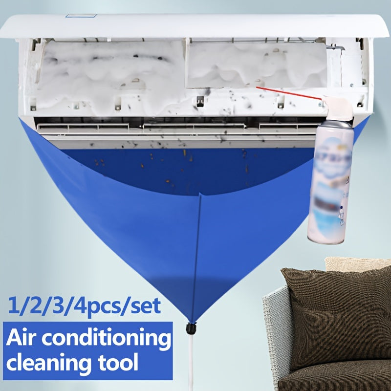 Air Conditioner Cleaning Kit Pack of 4 Wall-Mounted Units Dust Collector Tools