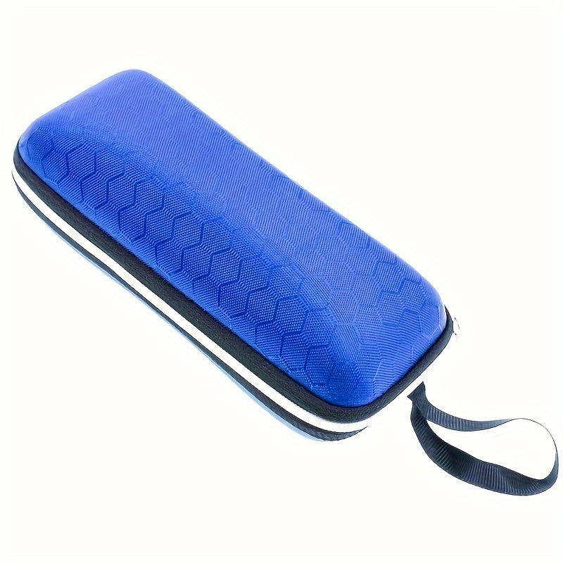 Set of 4 Durable EVA Hard Shell Eyeglass Cases with Zipper for Men and Women