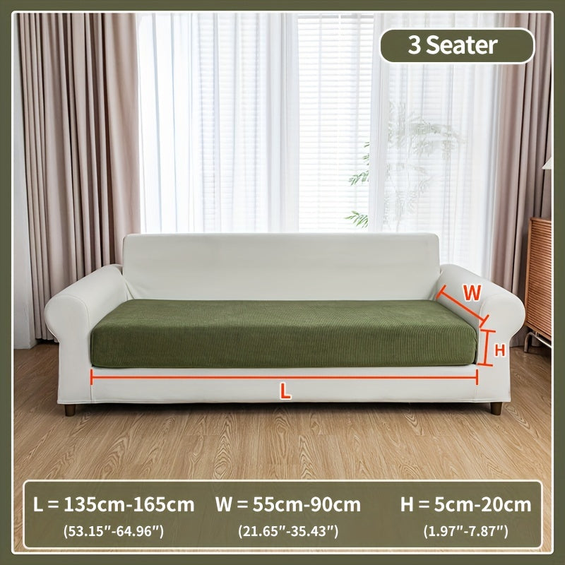 Эластичный чехол на диван, цельный, противоскользящий, подходит для всех сезонов, современный дизайн для гостиной, офиса, декора