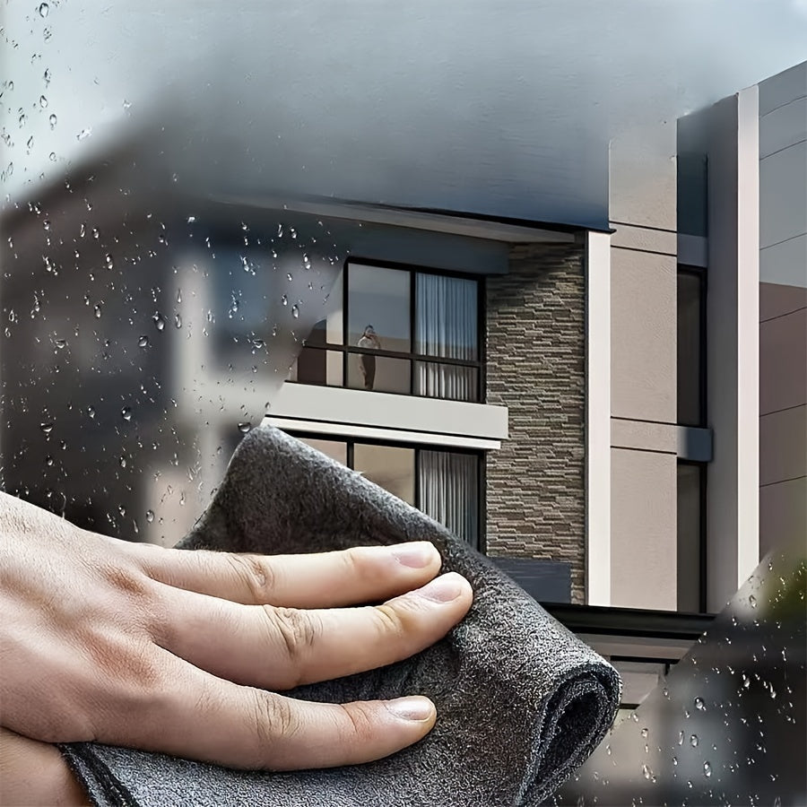 Microfiber Cleaning Cloth for Glass Windows Mirrors Car Dishes Scratch-Free Reusable