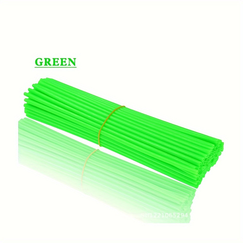 Universal Motorcycle Wheel Rim Spoke Wrap Kit 24cm 9.4in Dirt Bike Enduro