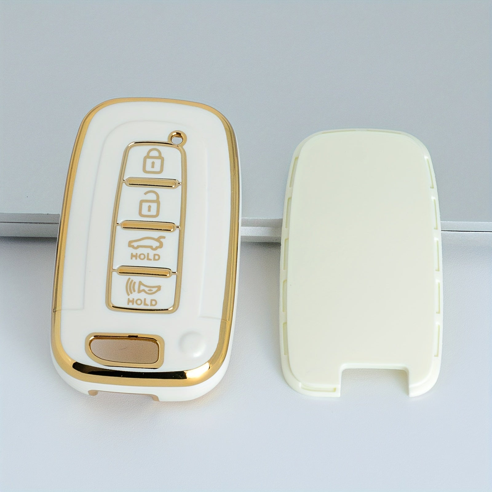 Universal TPU Key Fob Cover for Car Remote Smart Key Case Black