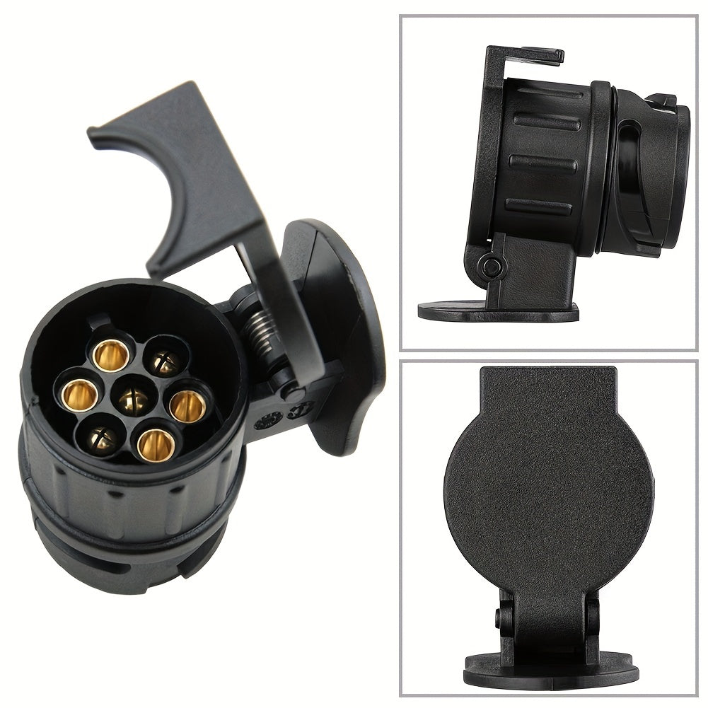 Universal 13 Pin dan 7 Pin g'ildirakli to'xtatuvchi adapteri uchun avtomobil RV karavani yuk mashinasi