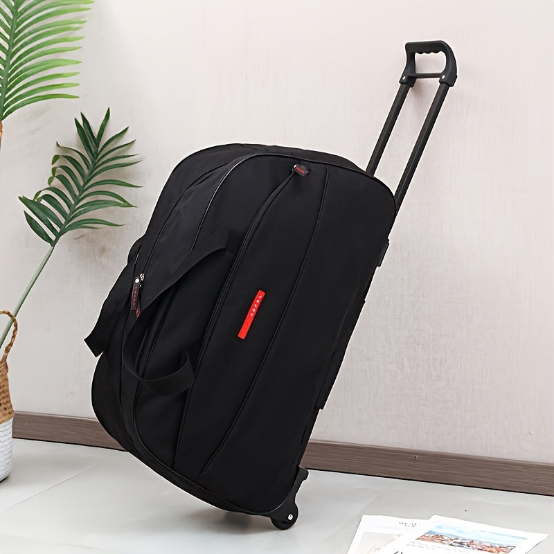 Lightweight Travel Trolley Bag with Large Capacity and Soft Fabric Material