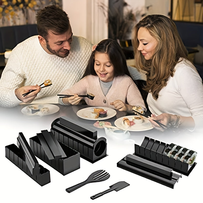 Sushi Making Kit for Beginners 22 Pieces with Rice Roller Mold and Kitchen Tools