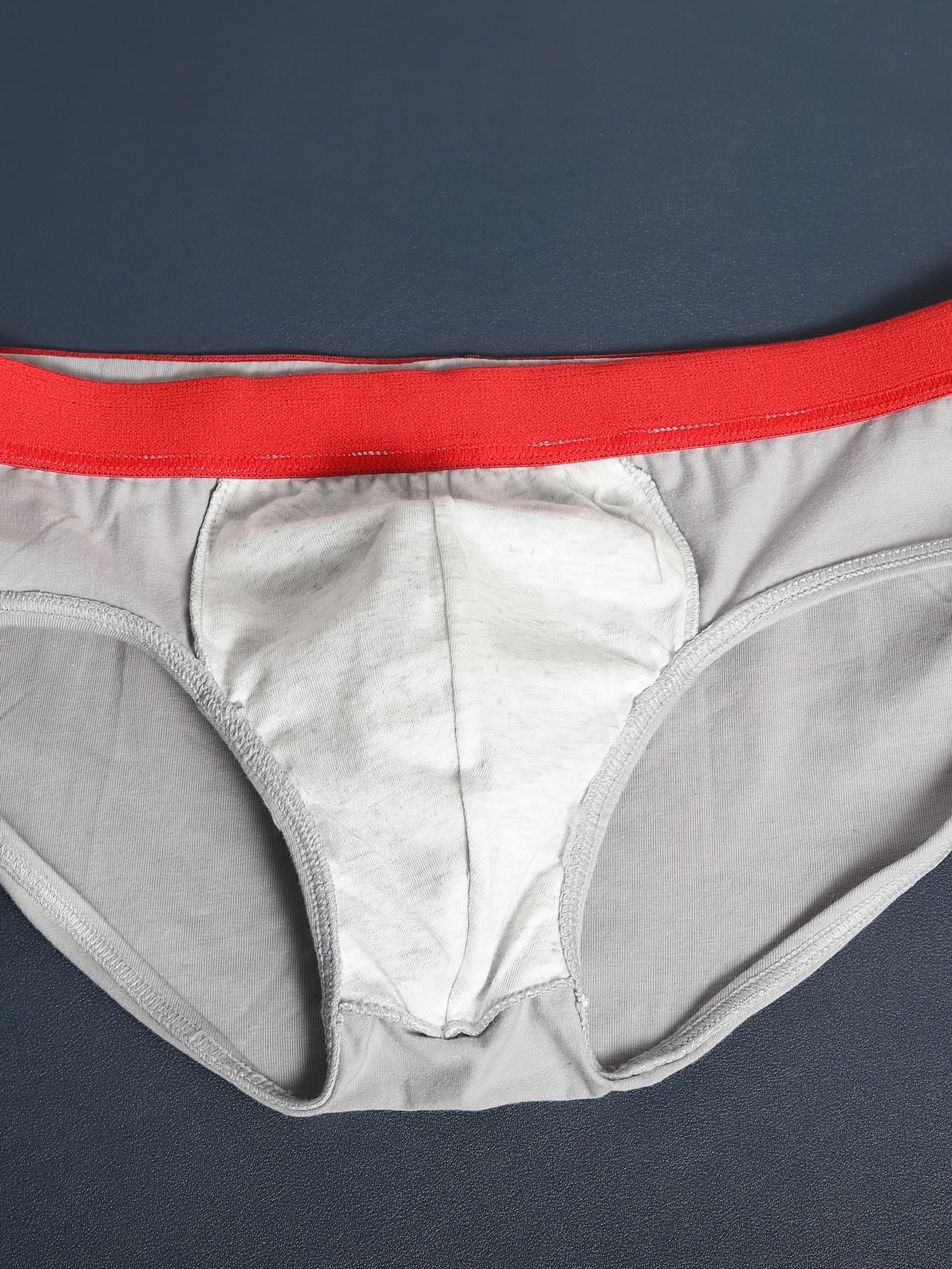 6 dona erkaklar uchun nafas oladigan paxta uchburchakli ichki kiyimlar, yuqori elastik belbog' bilan, kundalik bokser shortlari