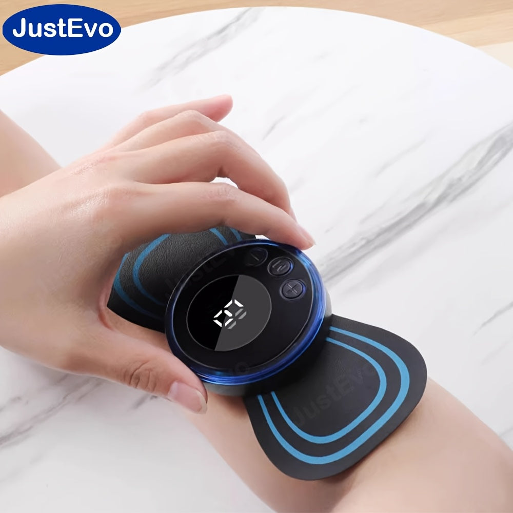 JustEvo EMS Relaxation massaji, portativ mini massaj va mini massaj plastinkasi fitnes ixlosmandlari uchun dam olish va sog'liqni yaxshilashni izlayotganlar uchun ideal.