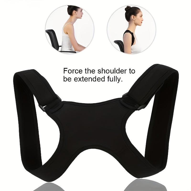 Men's Posture Corrector Polyester Blend Casual Back Support Hunchback Prevention