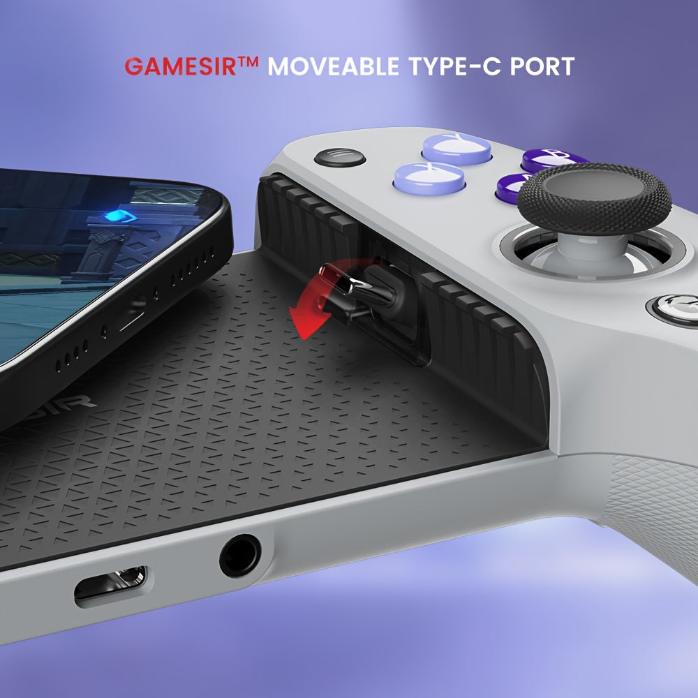 Mobile Gaming Controller for Android and iPhone 15 Series with Hall Effect Joysticks and Triggers