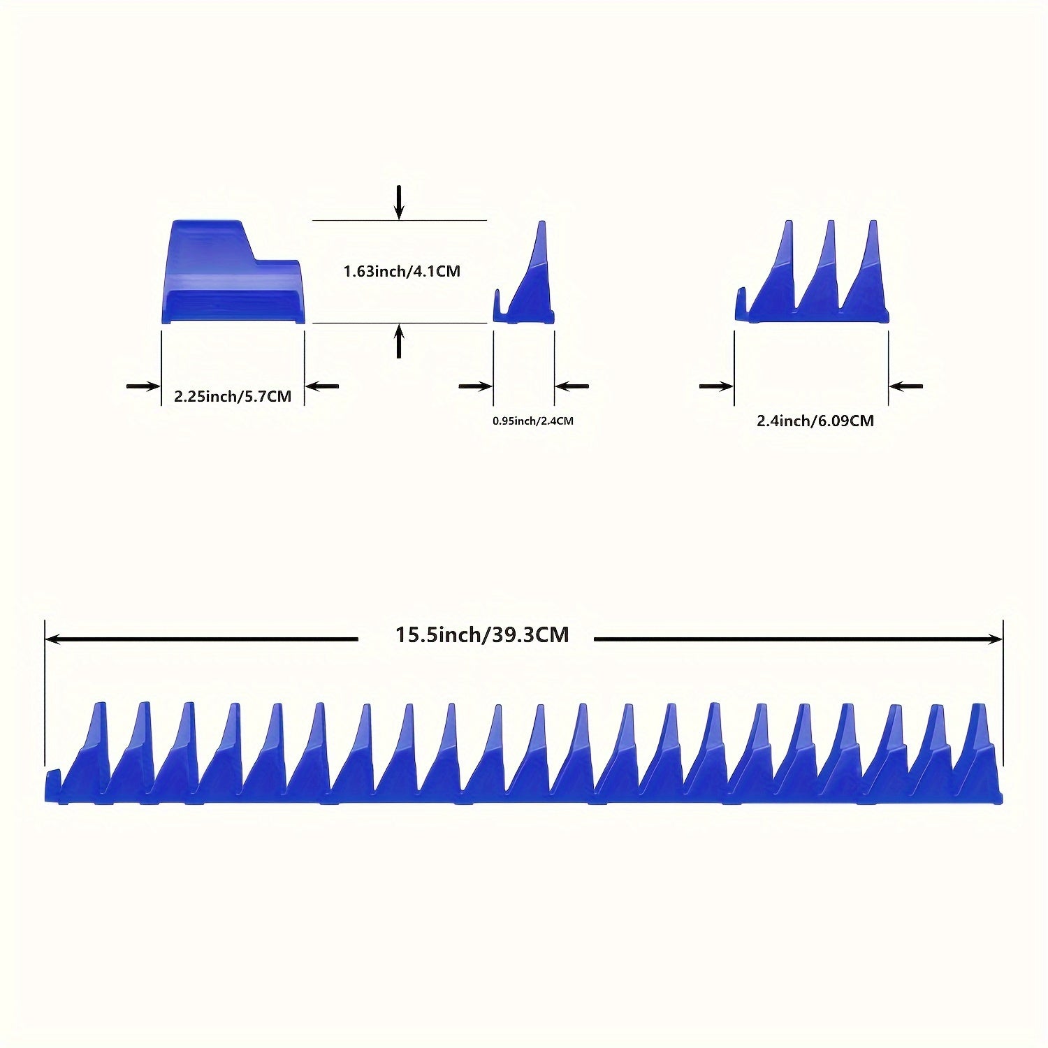 Organizador de almacenamiento vertical para llaves, caja de herramientas modular de plástico