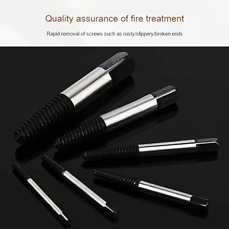 Screw Extractor Set for Household Bolt and Nut Remover