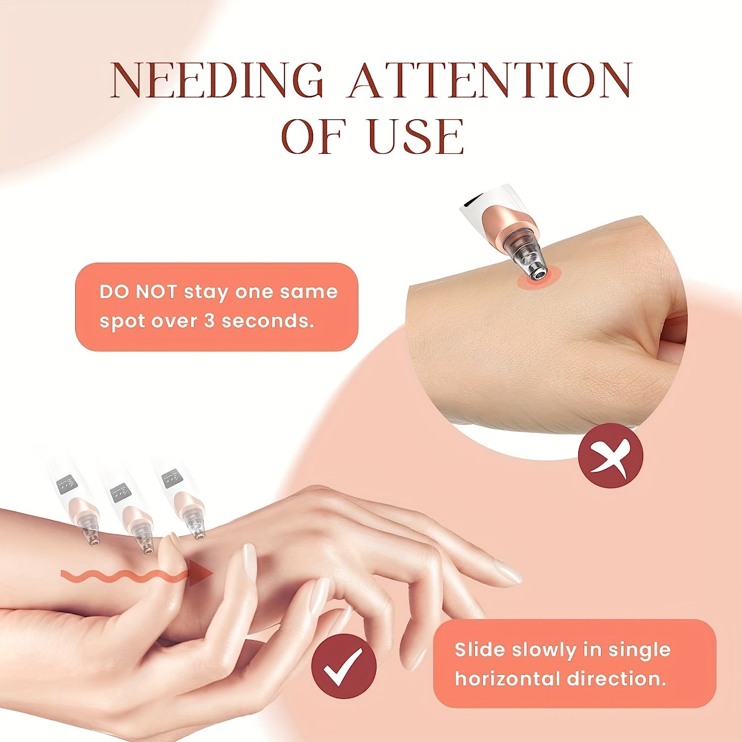 2025 Новый перезаряжаемый вакуумный очиститель от черных точек с 5 насадками - глубокая очистка пор для ухода за лицом и борьбы с акне, портативный, мягкий, безопасный