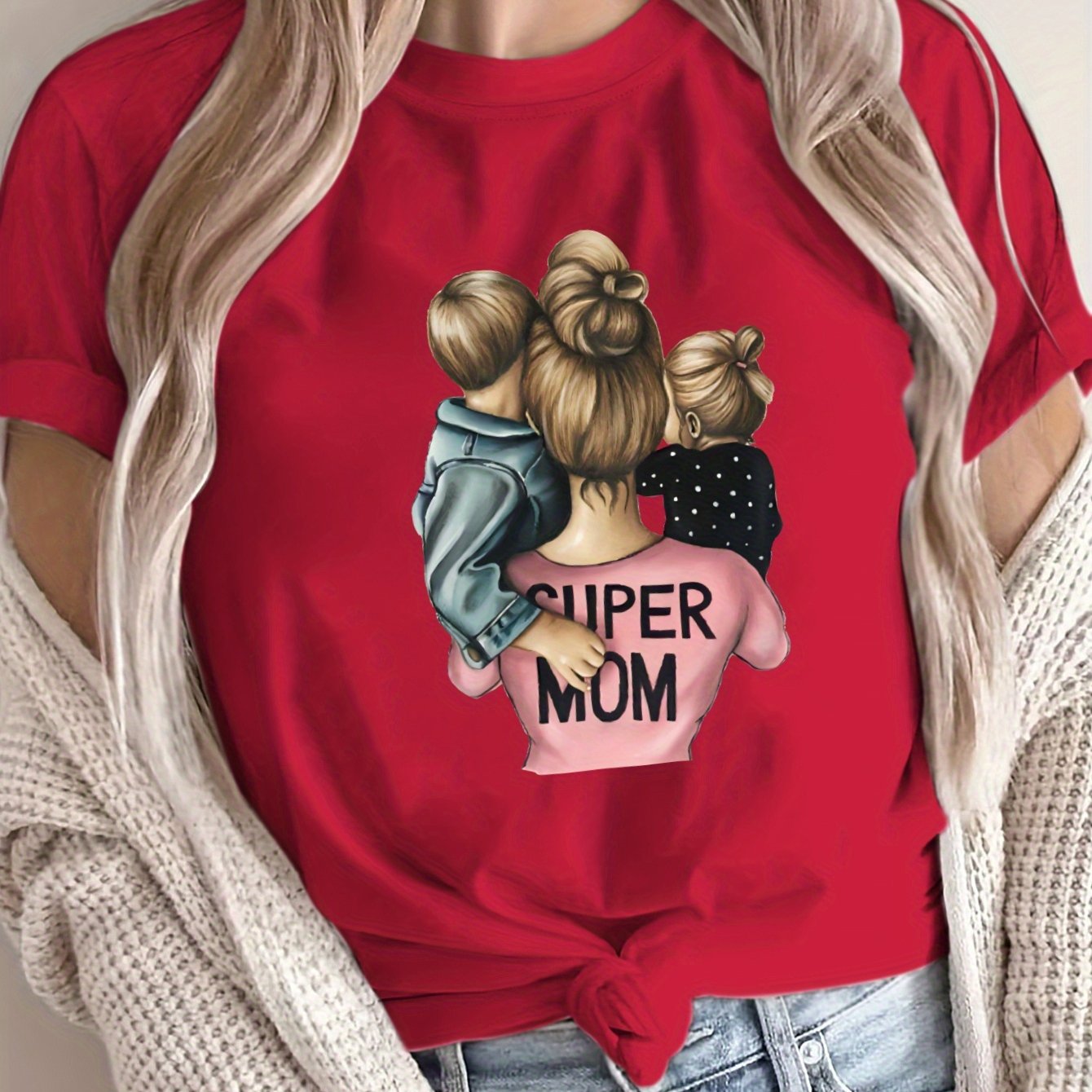 Camiseta suelta para mujer de gran tamaño, transpirable, casual, de manga corta, para verano