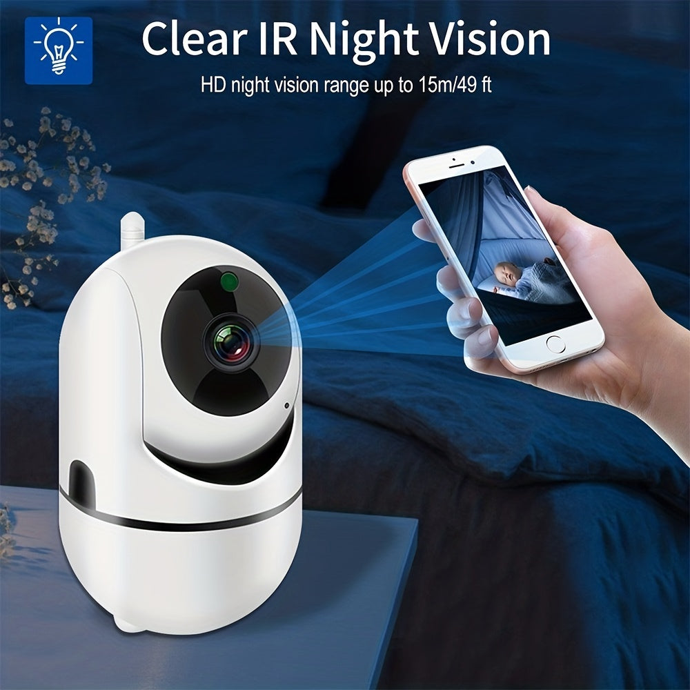 1080P HD Wireless Security Camera with Night Vision Motion Detection Two-Way Audio for Home Baby Pet Monitoring