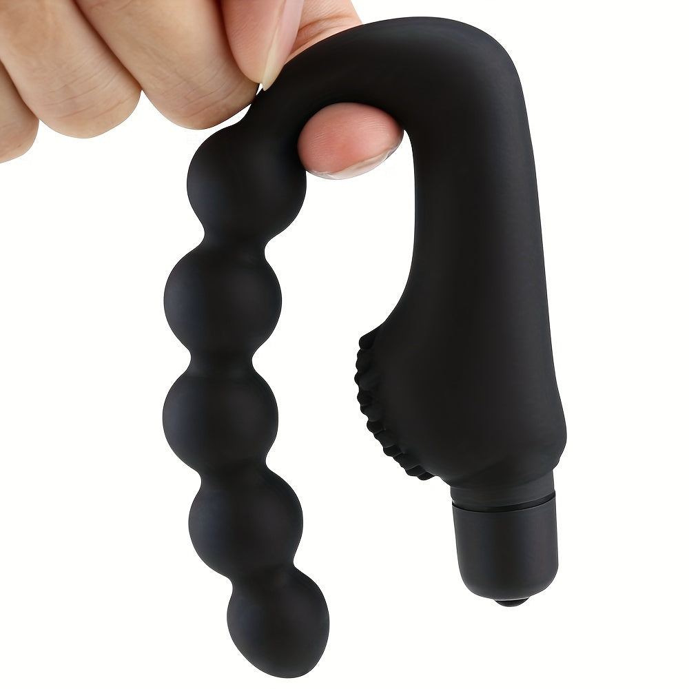 Men Silicone Anal Vibration Plug Prostate Massager 10 Frequencies