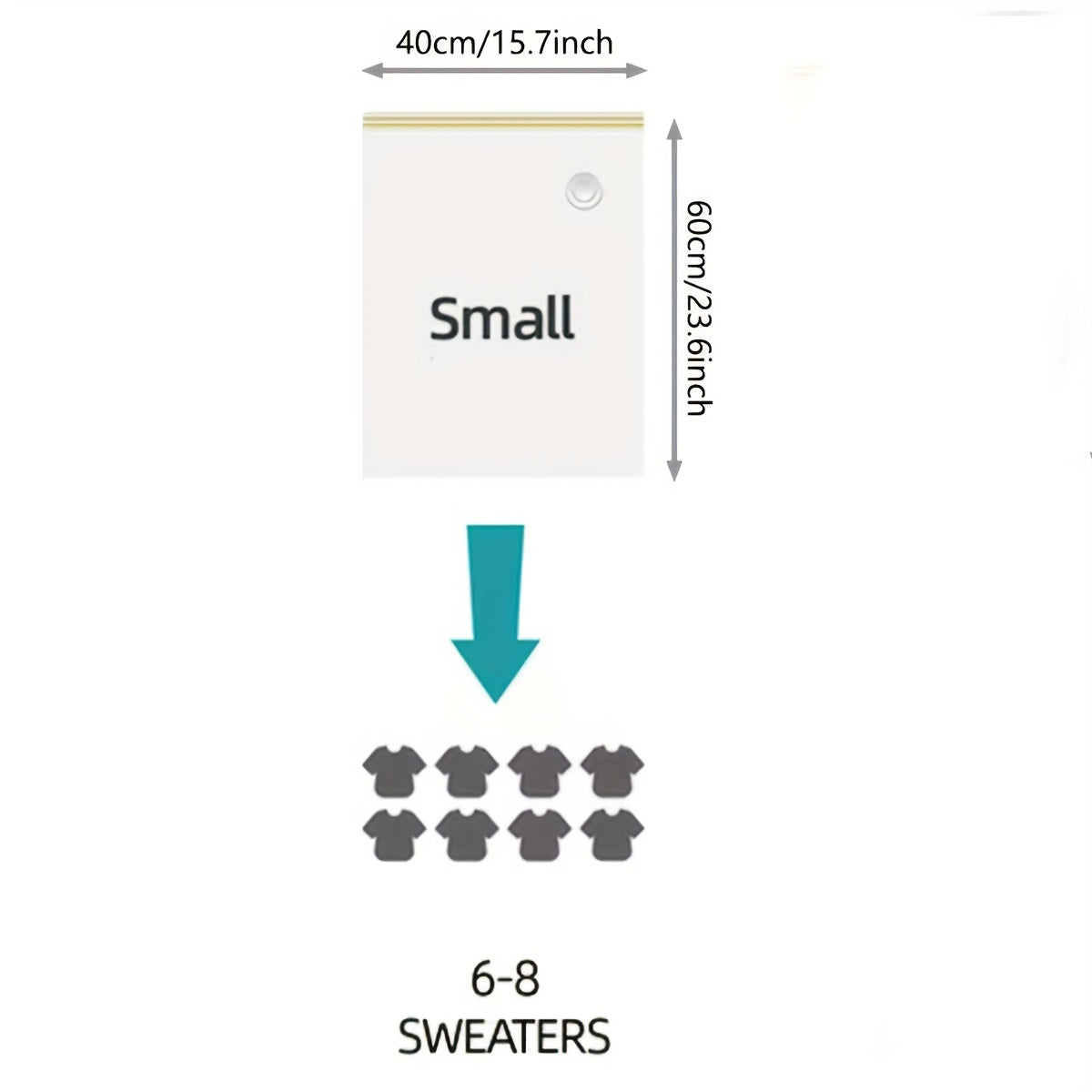 6 ta bo'sh joyni tejovchi vakuum saqlash sumkasi qo'l nasos bilan - kiyimlarni, yostiqlarni, qoplamalarni, ko'rpa-to'shaklarni va to'shaklarni tartibga soling va siqib qo'ying - sayohat va saqlash uchun mukammal, ixcham joyni tejovchi sumkalar