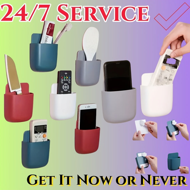 Wall-Mounted Phone Charging Dock and Storage Box Space-Saving Organizer