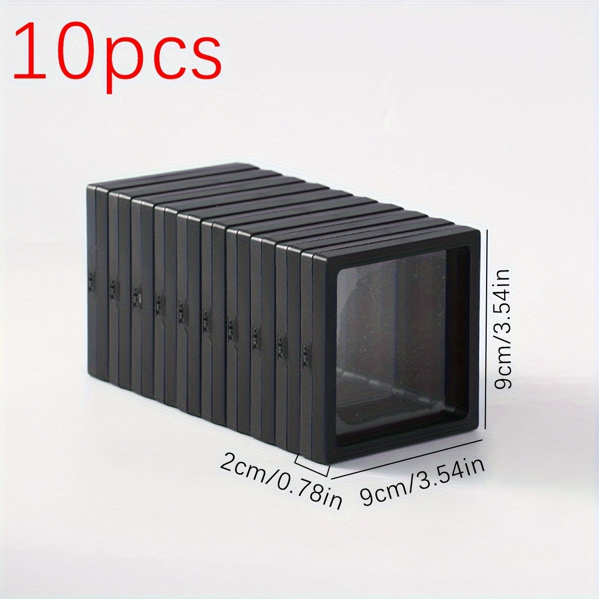 Jewelry Storage Box Set of 10 Dustproof Oxidation-Resistant with PE Film Packaging