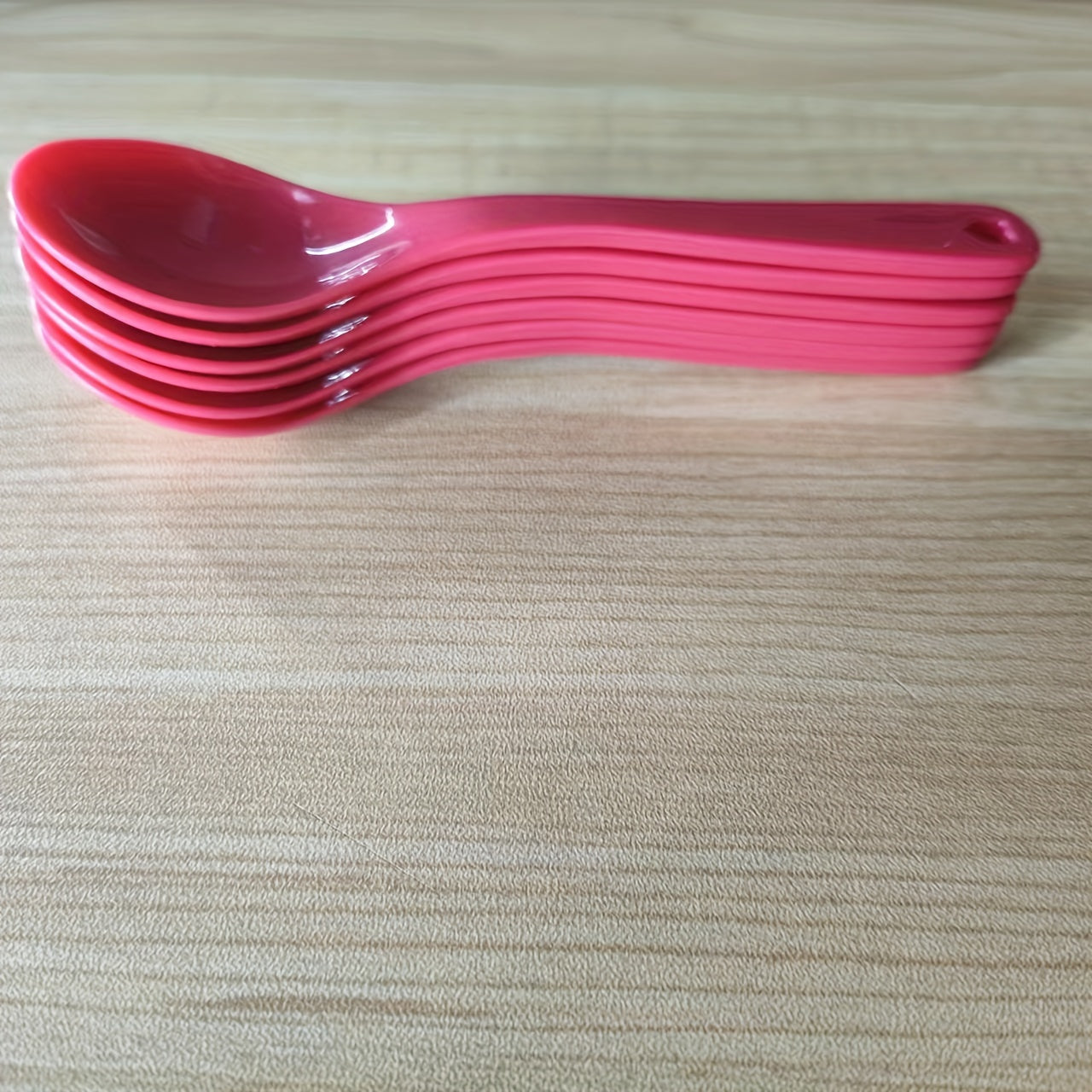Multi-Purpose Plastic Spoon for Dining Coffee Sweets and Mixing Cocktails