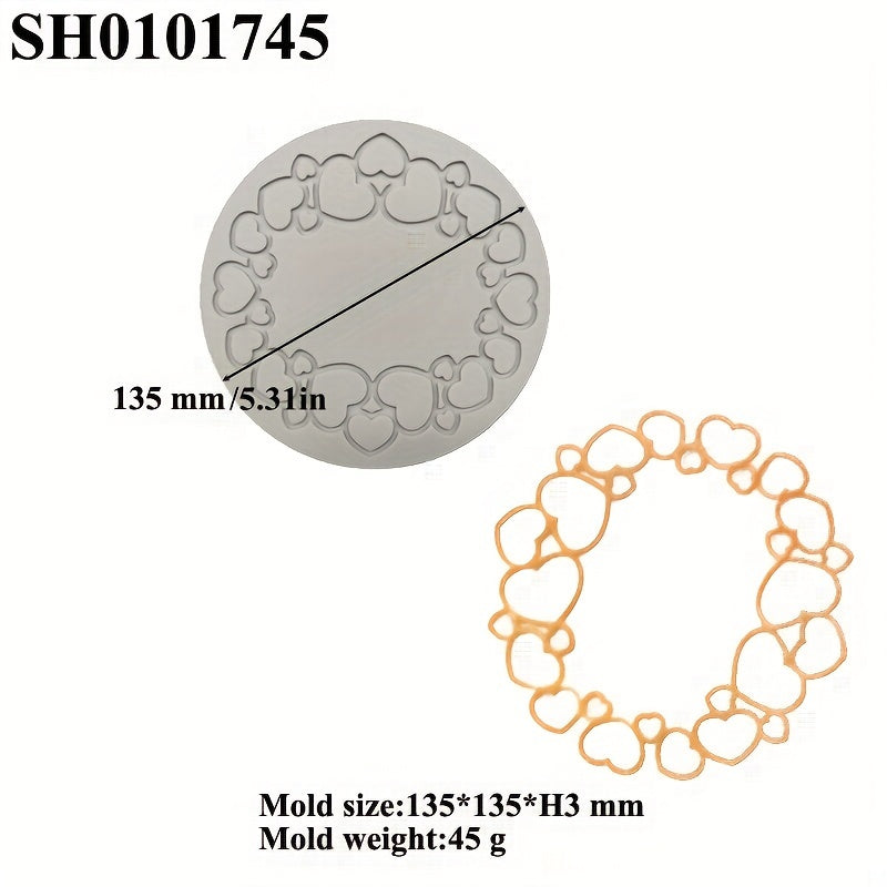 Molde de silicona para chocolate con forma de encaje, pez óseo 3D, decoración de comida