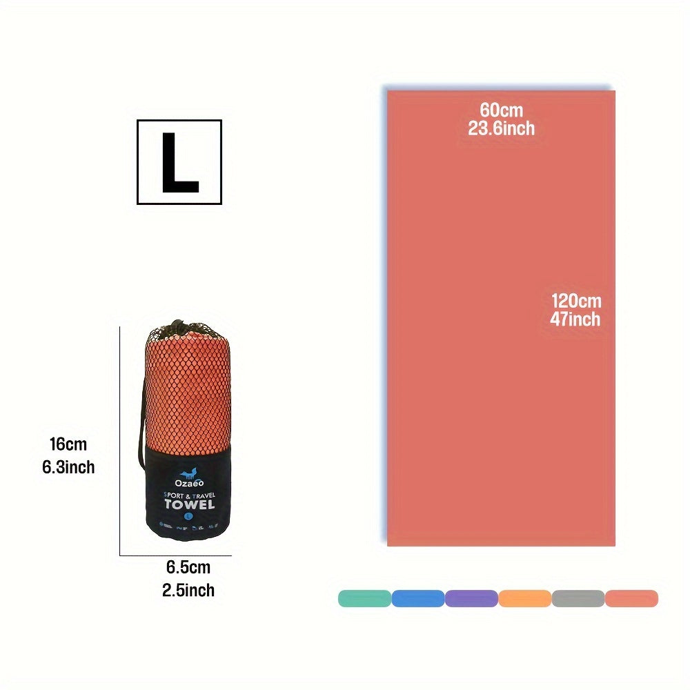 Microfiber Travel Towel Quick Dry Lightweight Sports Beach Hiking Yoga Golf Pickleball